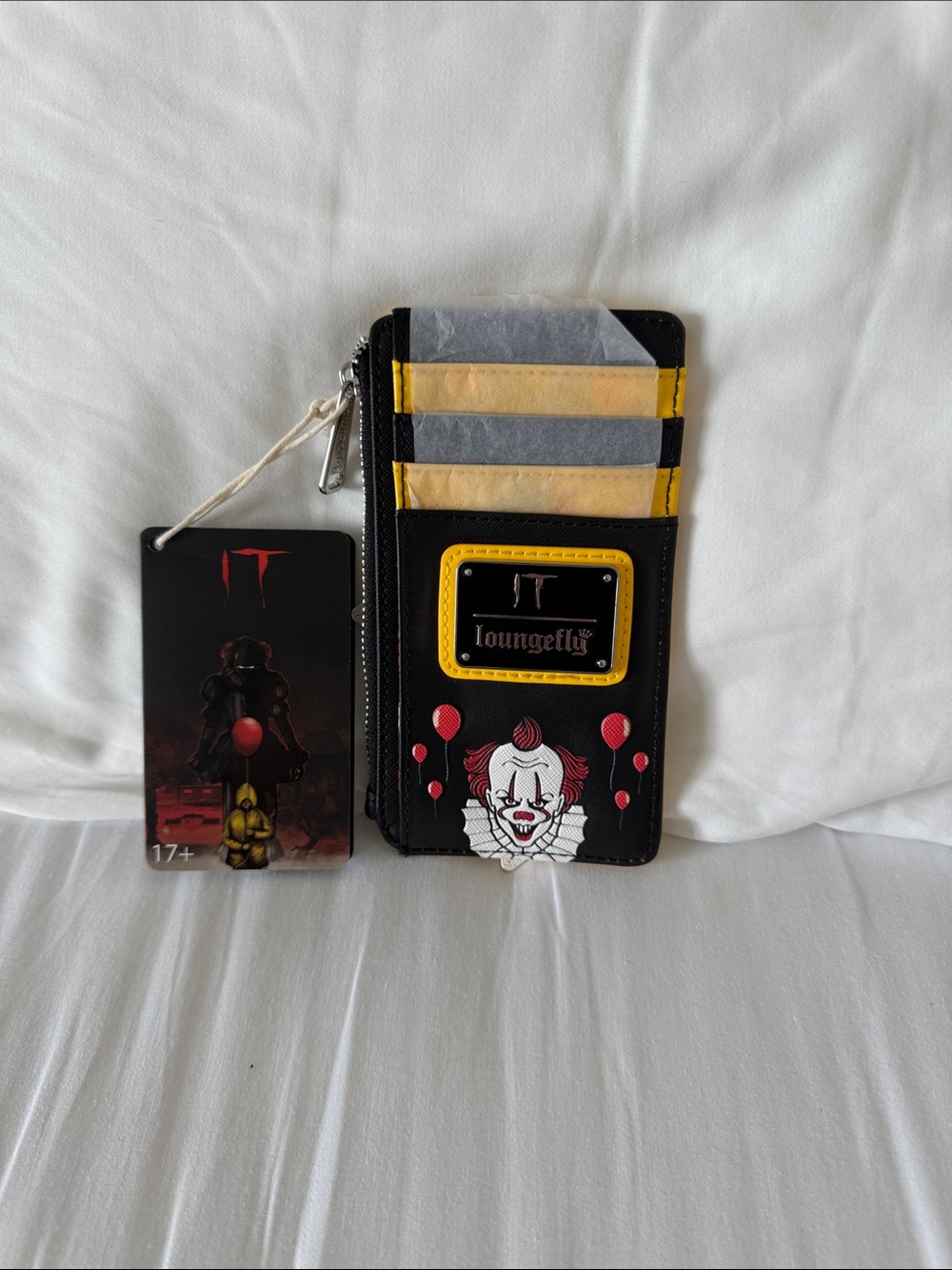 Loungefly it pennywise Georgie boat large cardholder wallet NWT